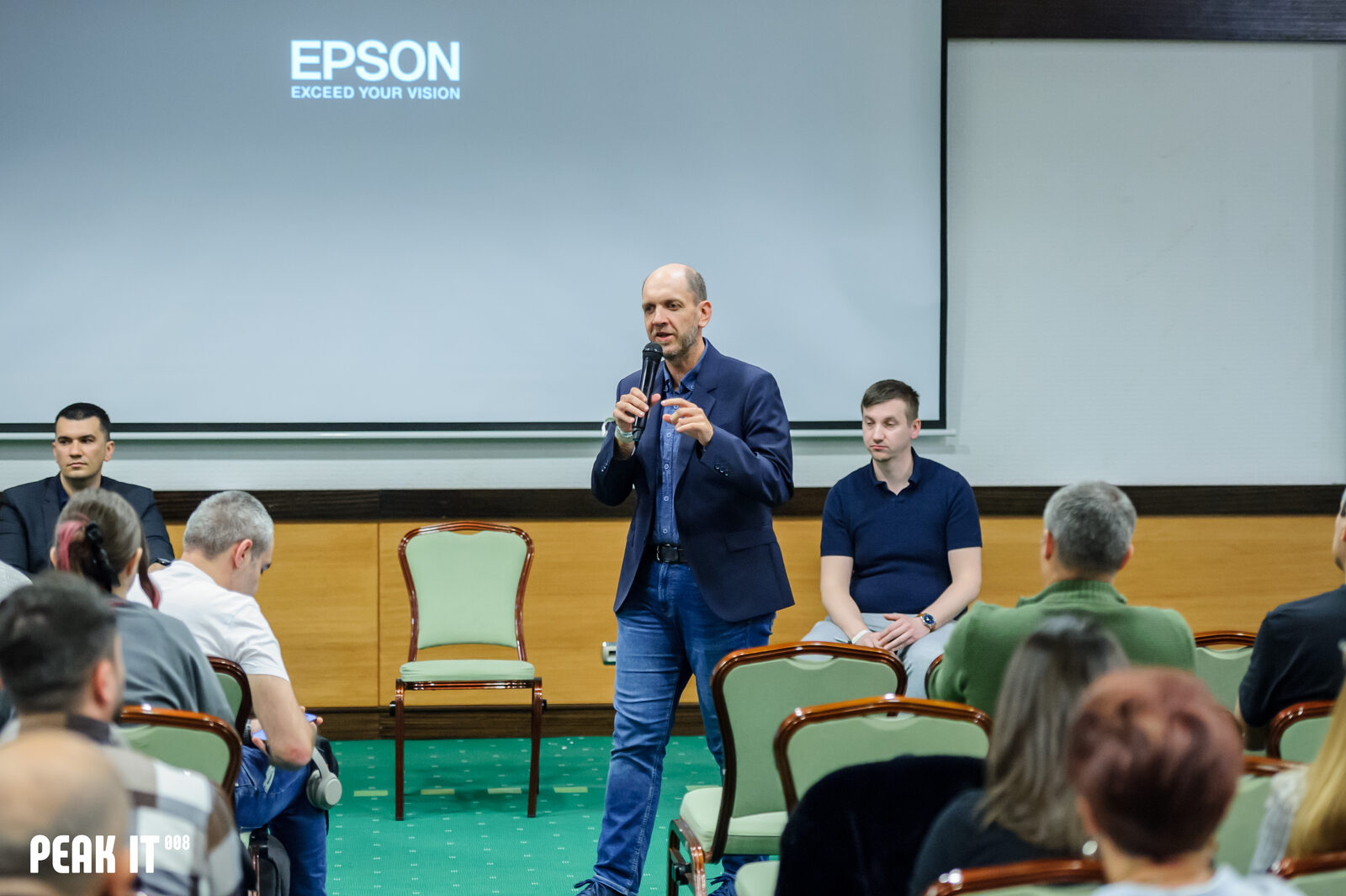 Dan Patrascu-Baba speaking at a conference